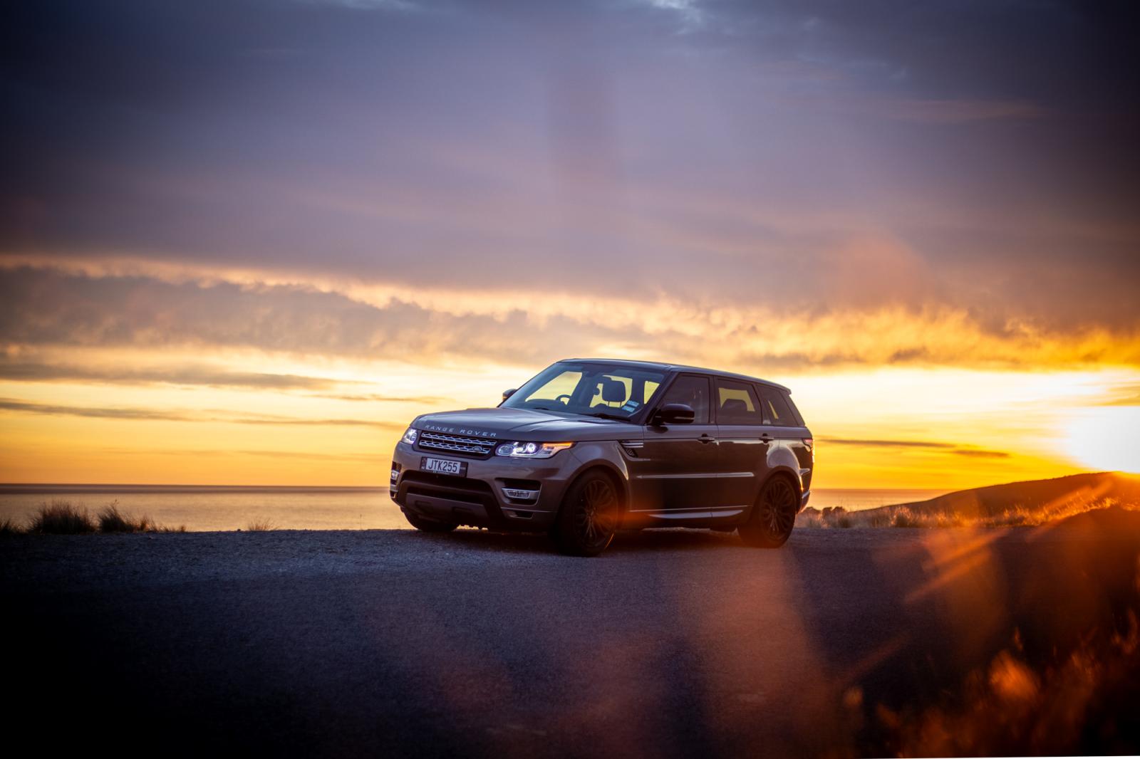 Range Rover on Canterbury roads — Dream Drives, Christchurch