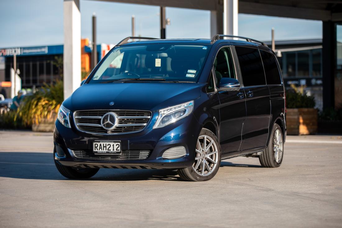 Mercedes-Benz V-Class luxury shuttle hire Queenstown, Dream Drives fleet photograph 1