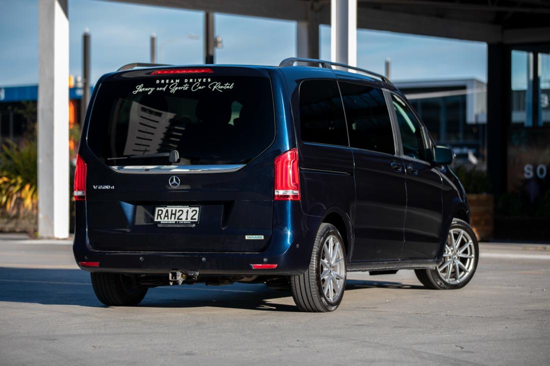 Mercedes-Benz V-Class luxury shuttle hire Queenstown, Dream Drives fleet photograph 3