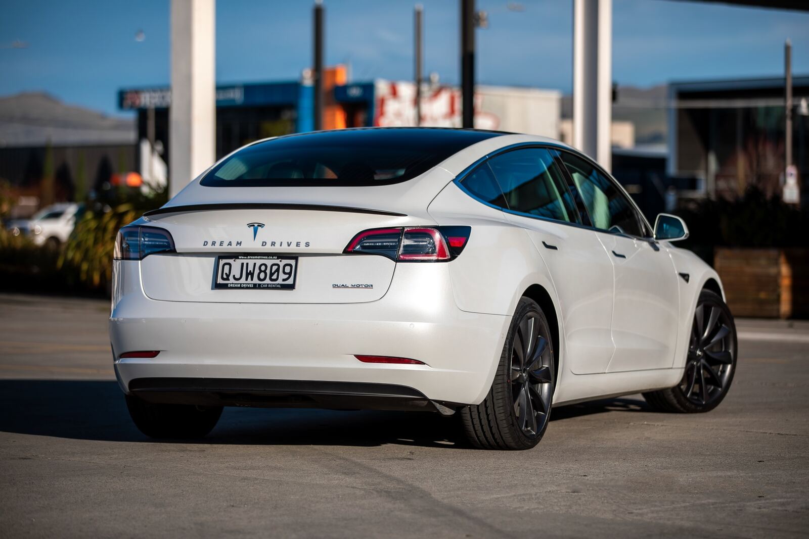 Tesla Model 3 Performance, electric touring from Christchurch